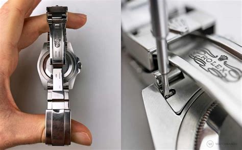 verstellen band rolex|rolex bracelet adjustment guide.